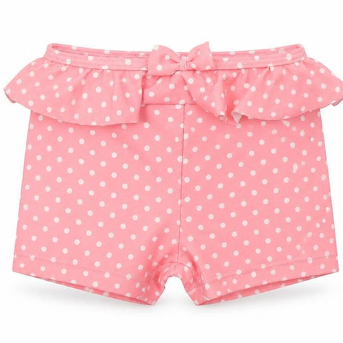 Mothercare Girls Pink Polka Dot   Pyjama Pants Size 9-12 Months  - night shorts