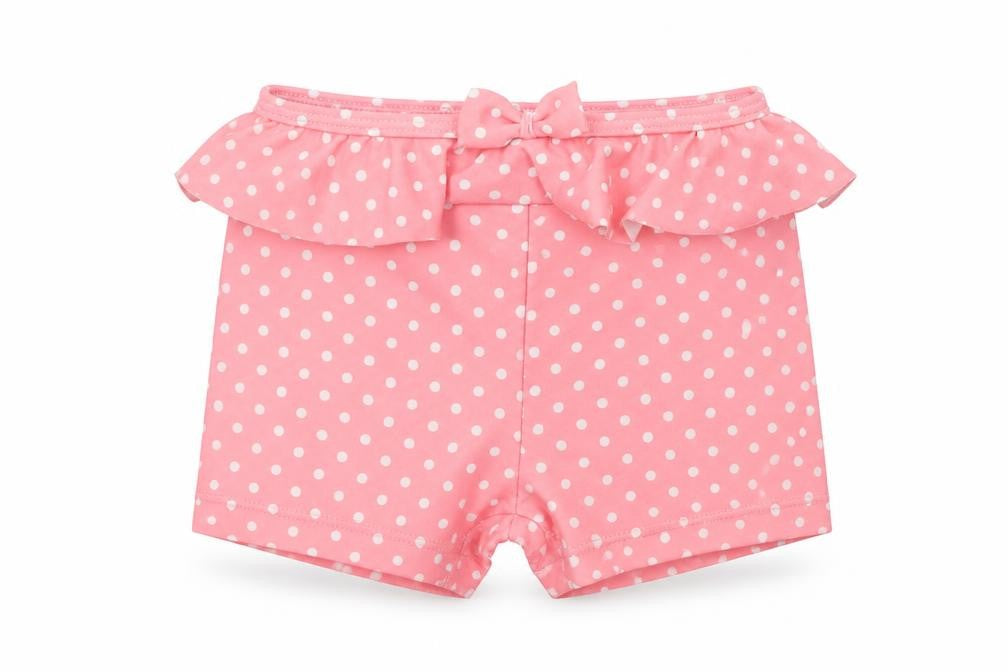 Mothercare Girls Pink Polka Dot   Pyjama Pants Size 9-12 Months  - night shorts
