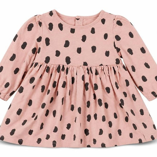 M&S Girls Pink Polka Dot  A-Line  Size 6-9 Months