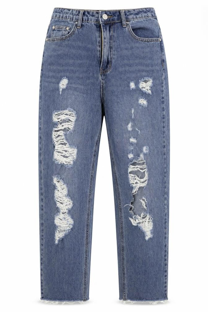 Missguided Womens Blue   Straight Jeans Size 10 L28 in