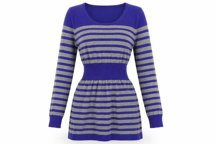 Mango Womens Multicoloured Striped Pullover Jumper Size S
