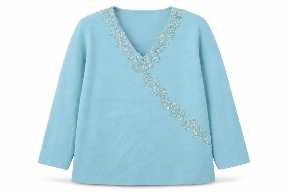 Avant Garde Womens Blue   Pullover Jumper Size M