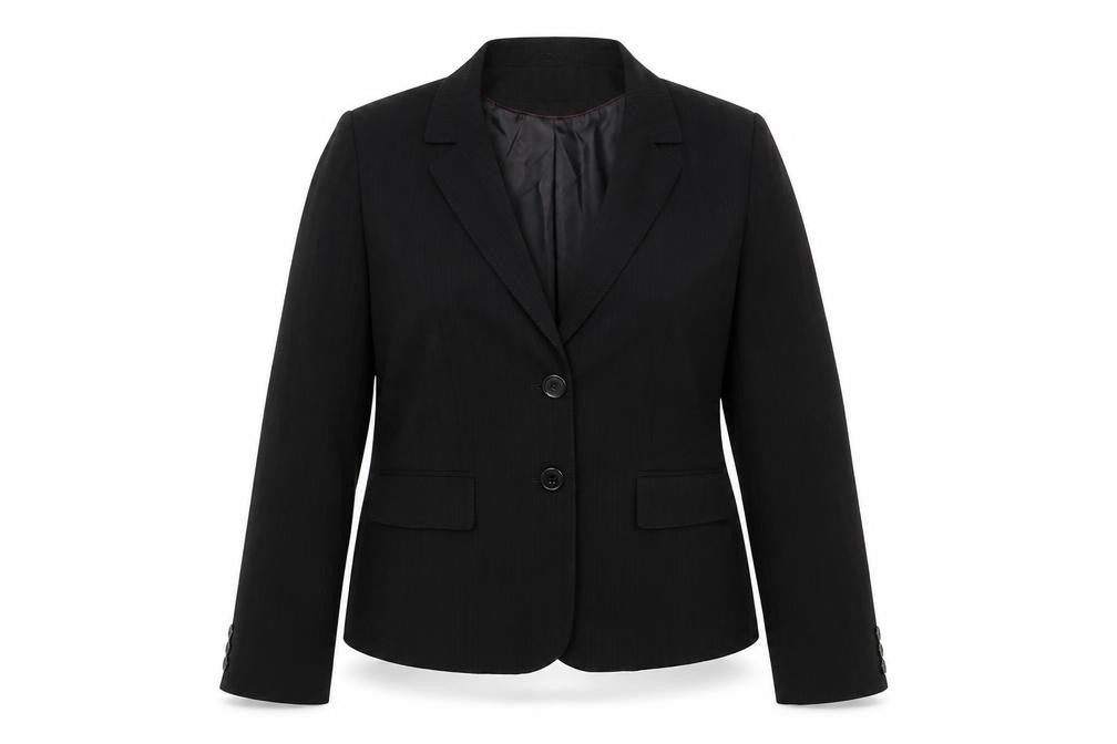 AMARANTO Womens Black   Jacket Blazer Size 16