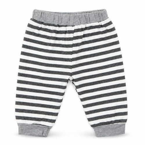 Preworn Boys Black Striped  Capri Leggings Size 3-6 Months