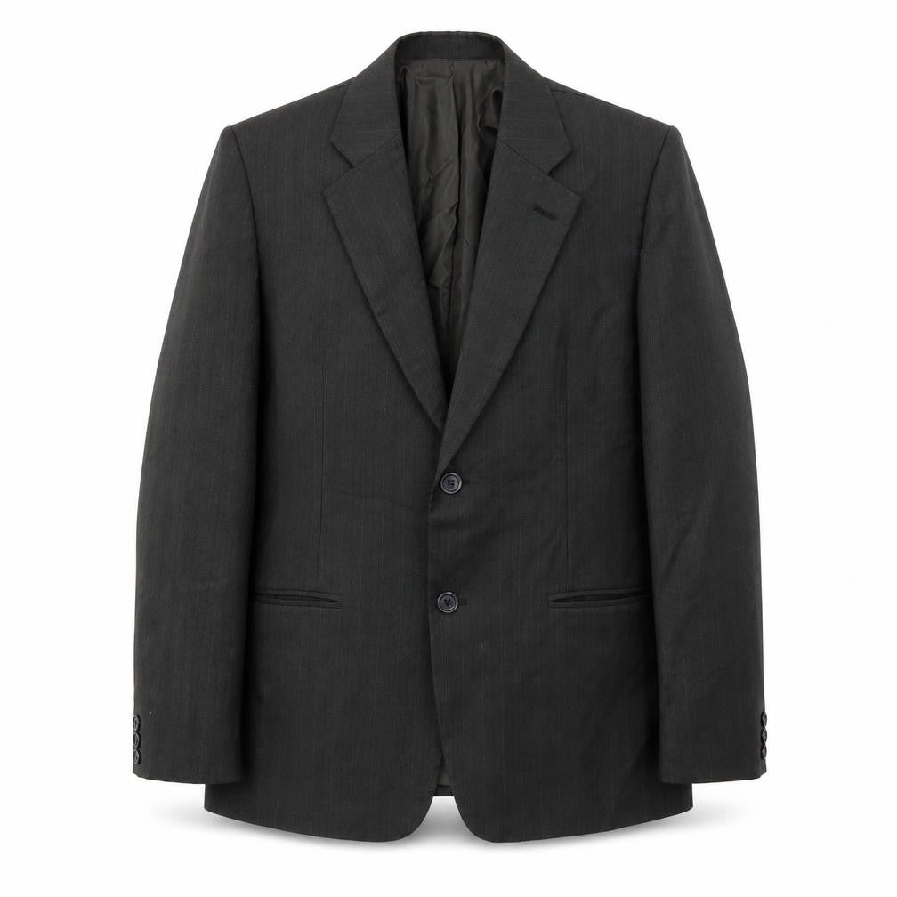 Front view of Preworn men’s green jacket blazer, size 40