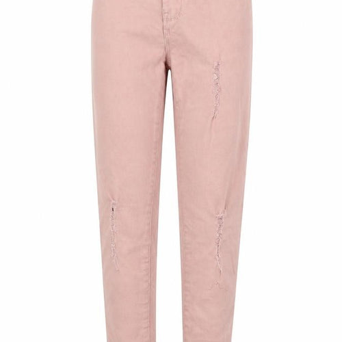 Denim & Co. Girls Pink Colourblock  Skinny Jeans Size 10-11 Years