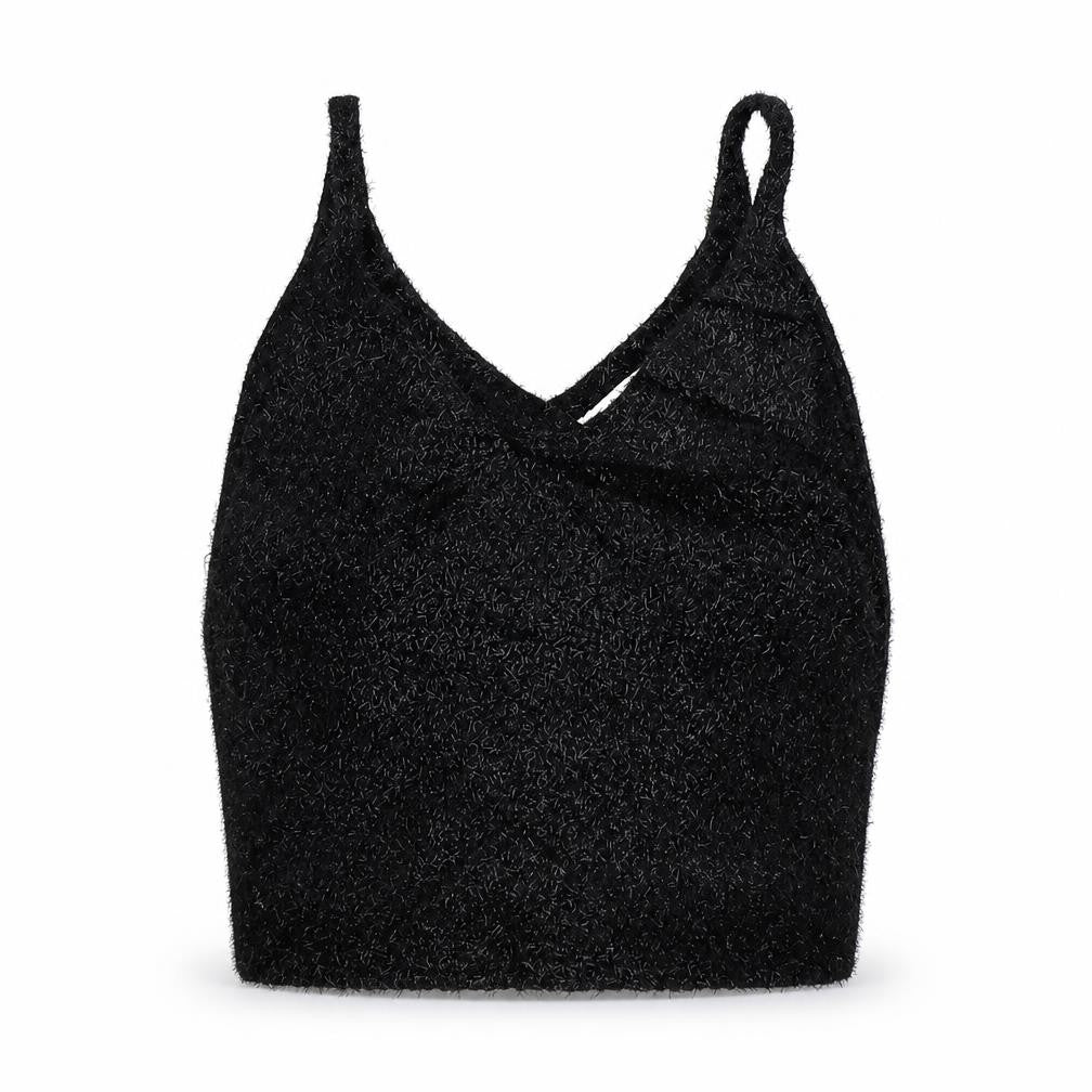 Topshop Womens Black Colourblock  Basic T-Shirt Size 8