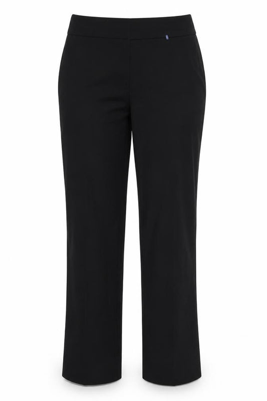 Front view of Principles women’s black trousers, size UK 6, 27-inch leg