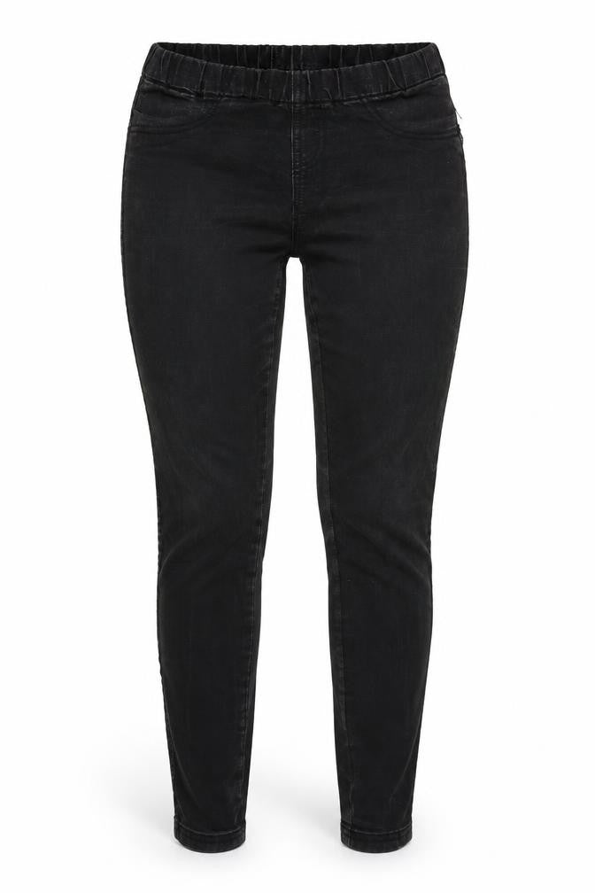 St Bernard Womens Black  Denim Jegging Trousers Size 8 L32 in