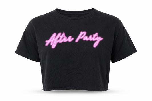 Front view of ASOS women’s black basic t-shirt, size UK 8