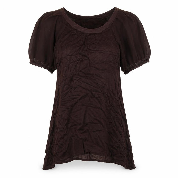 Monsoon Womens Brown   Tunic Blouse Size 8