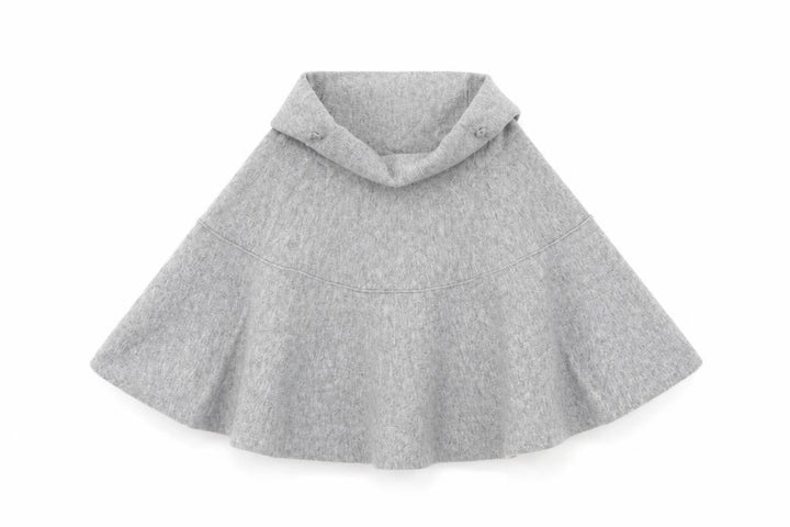 Front view of Zara women’s grey a-line skirt, size S, - 20 inch waist
