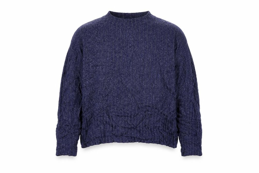 Front view of Daydreamer women’s blue jumper, size UK 16