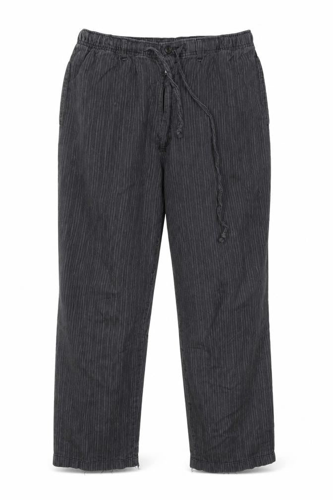Front view of Marks & Spencer women’s grey trousers, size UK 33, in, 31-inch leg