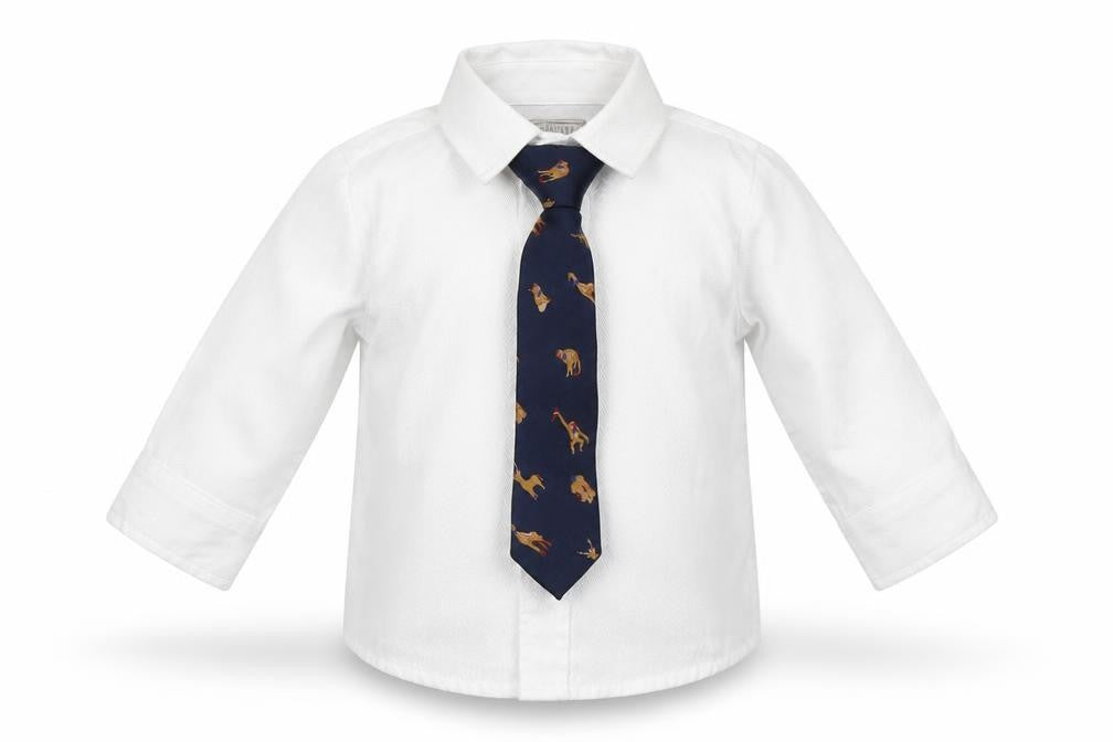 Monsoon Boys White   Basic Button-Up Size 6-9 Months