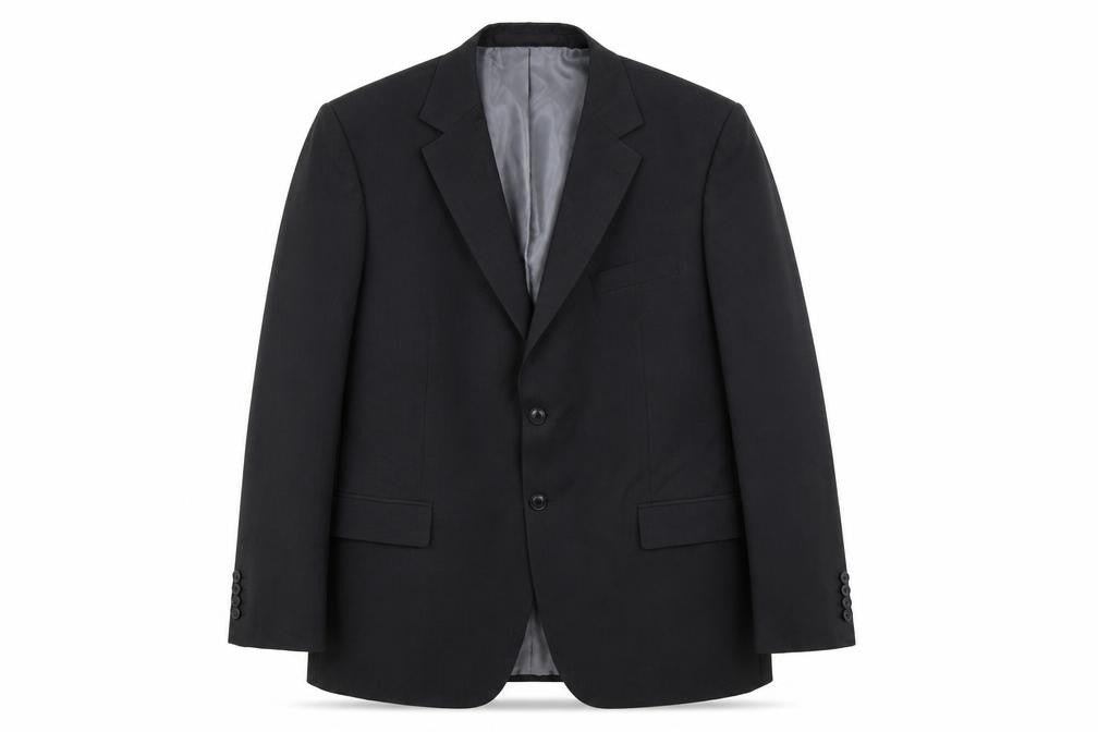 Front view of Marks & Spencer men’s grey jacket blazer, size 44