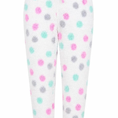 Adore Womens White Polka Dot  Sweatpants Trousers Size S L26 in