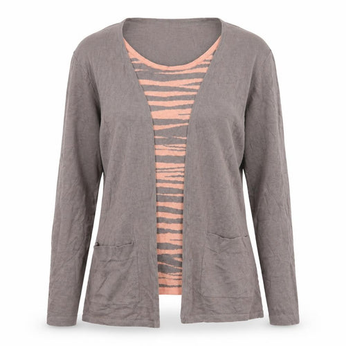 Jobis Womens Brown   Cardigan Jumper Size L