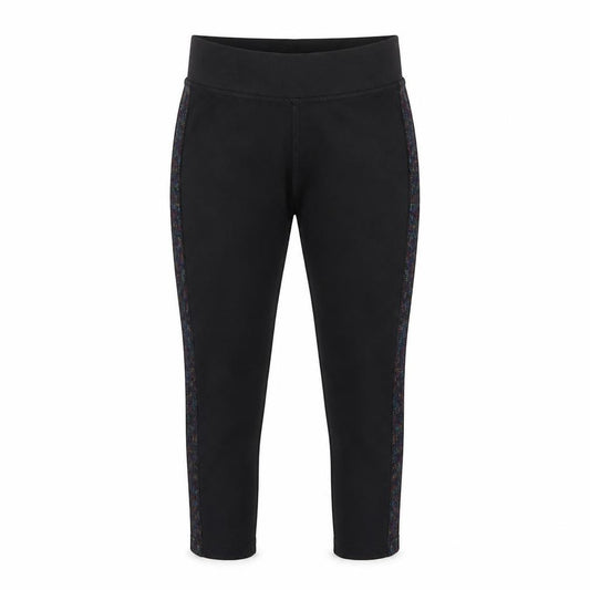 Front view of Next girls’ black bloomer trousers, size 7, years