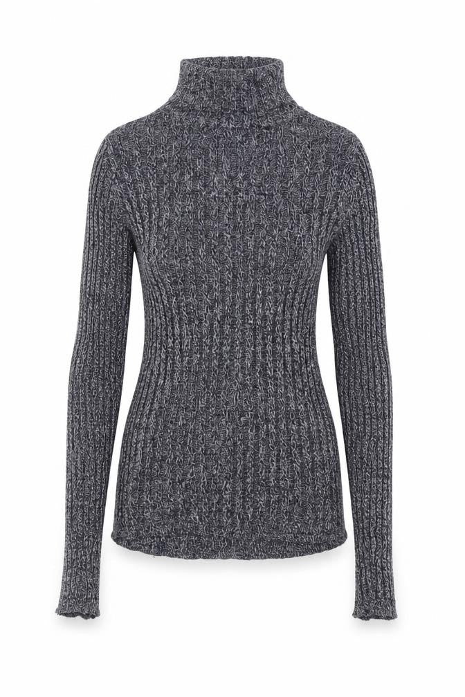 Front view of H&M women’s grey jumper, size XS