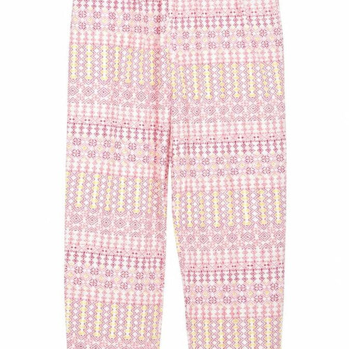 Damart Womens Multicoloured Geometric  Trousers  Size XL L30 in