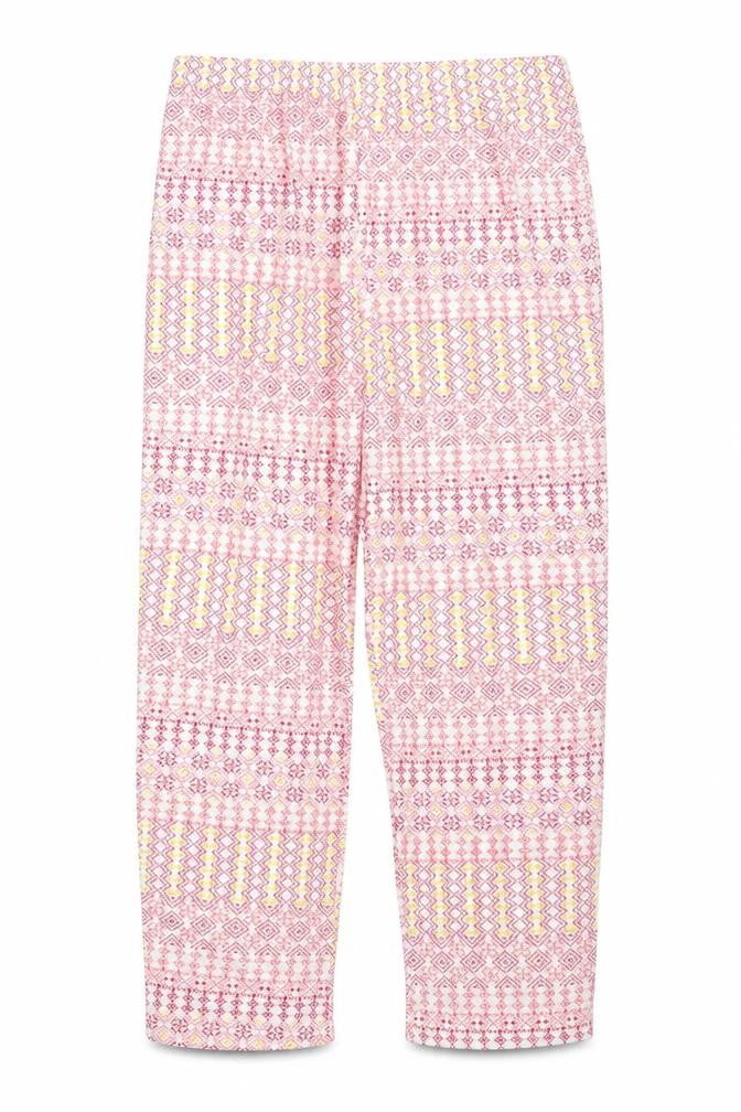 Damart Womens Multicoloured Geometric  Trousers  Size XL L30 in