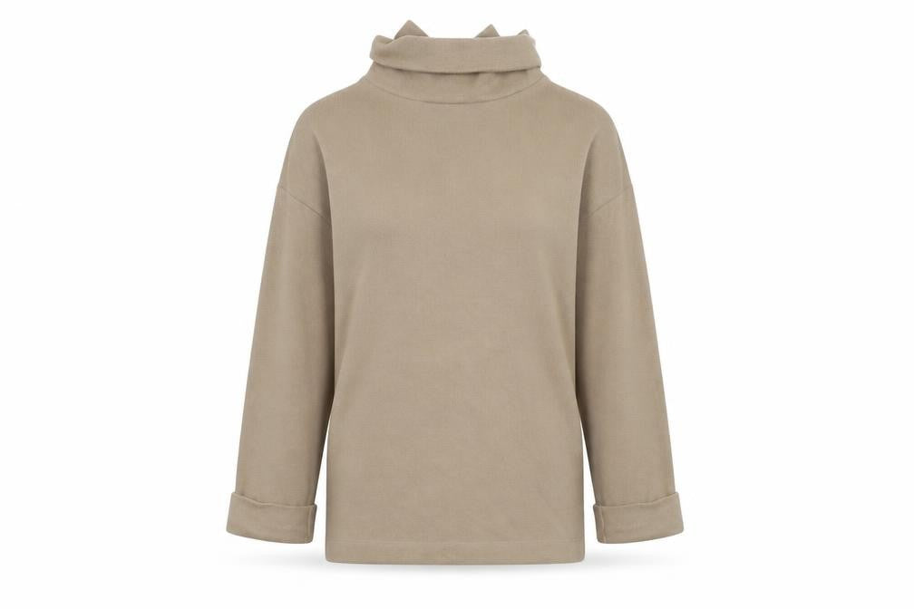 Front view of Zara women’s brown jumper, size S