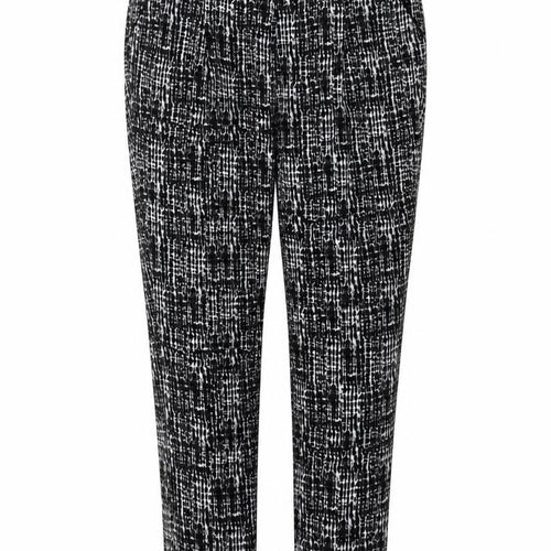 George Womens Black Animal Print  Trousers  Size 10 L26 in