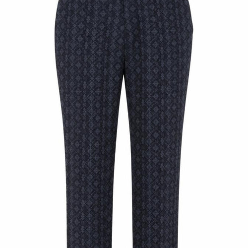 NEXT Womens Blue Geometric  Dress Pants Trousers Size 8 L27 in