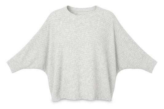 Front view of F&F women’s grey jumper, size UK 12