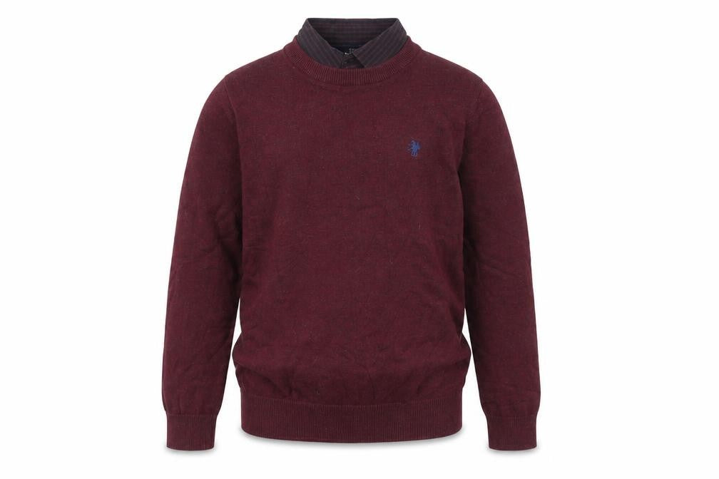 Front view of Next girls’ red jumper, size 10, years