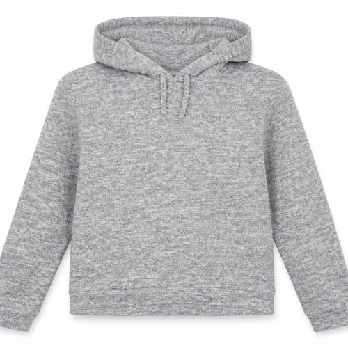 915 Girls Grey   Pullover Hoodie Size 10-11 Years