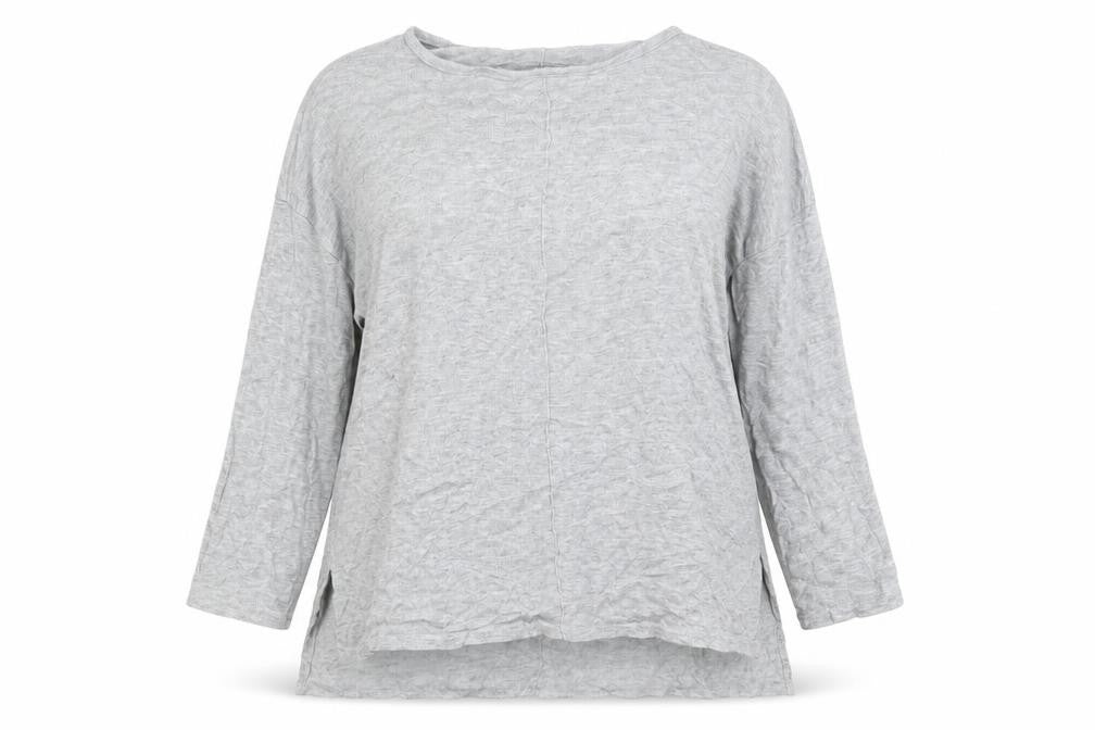 Front view of George women’s grey knit jumper, size UK 12