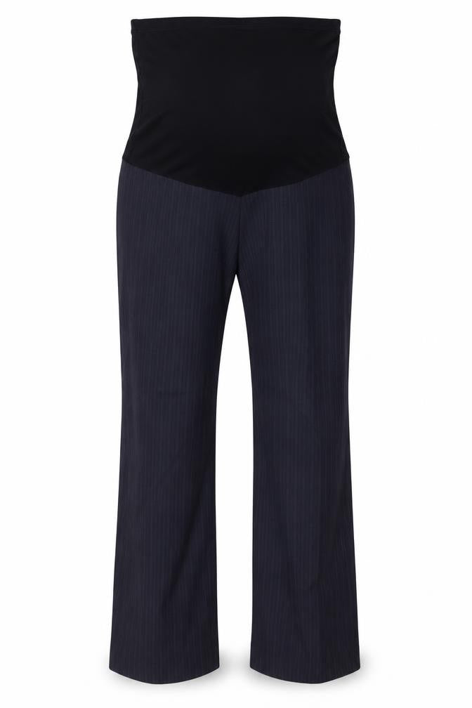 Formes Womens Blue Striped  Trousers  Size 10 L30 in