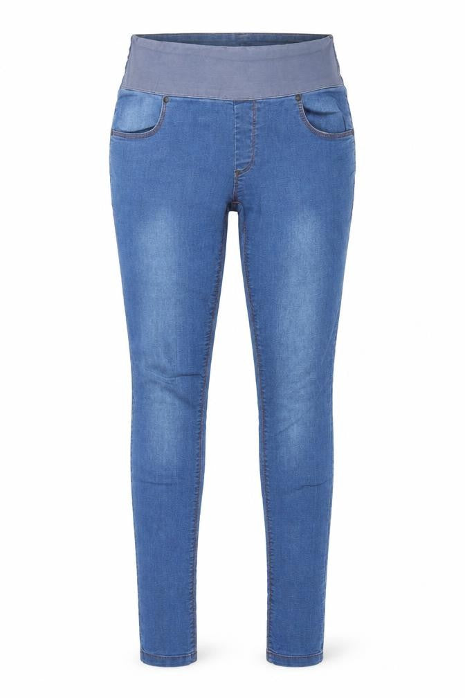 Evie Womens Blue  Denim Jegging Jeans Size 8 L28 in