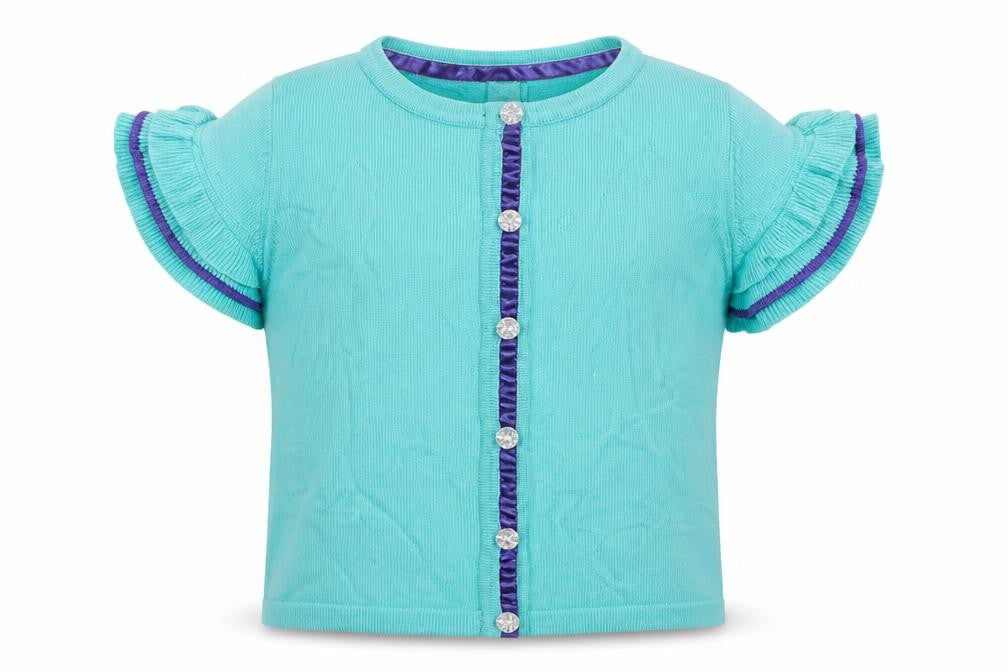 First Wish Girls Green   Cardigan Jumper Size 4 Years
