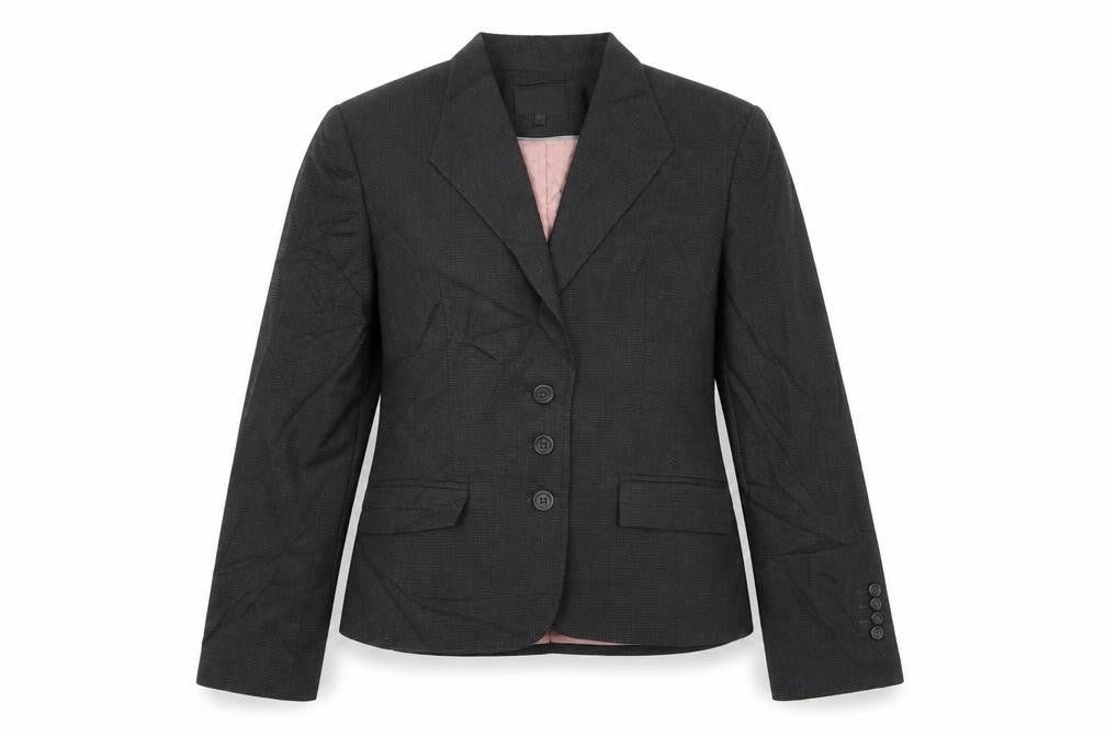 Front view of Next women’s black jacket blazer, size UK 14