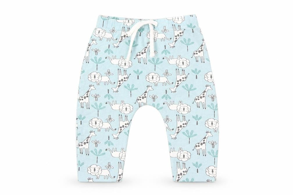 Matalan Boys Blue Animal Print  Capri Leggings Size 3-6 Months