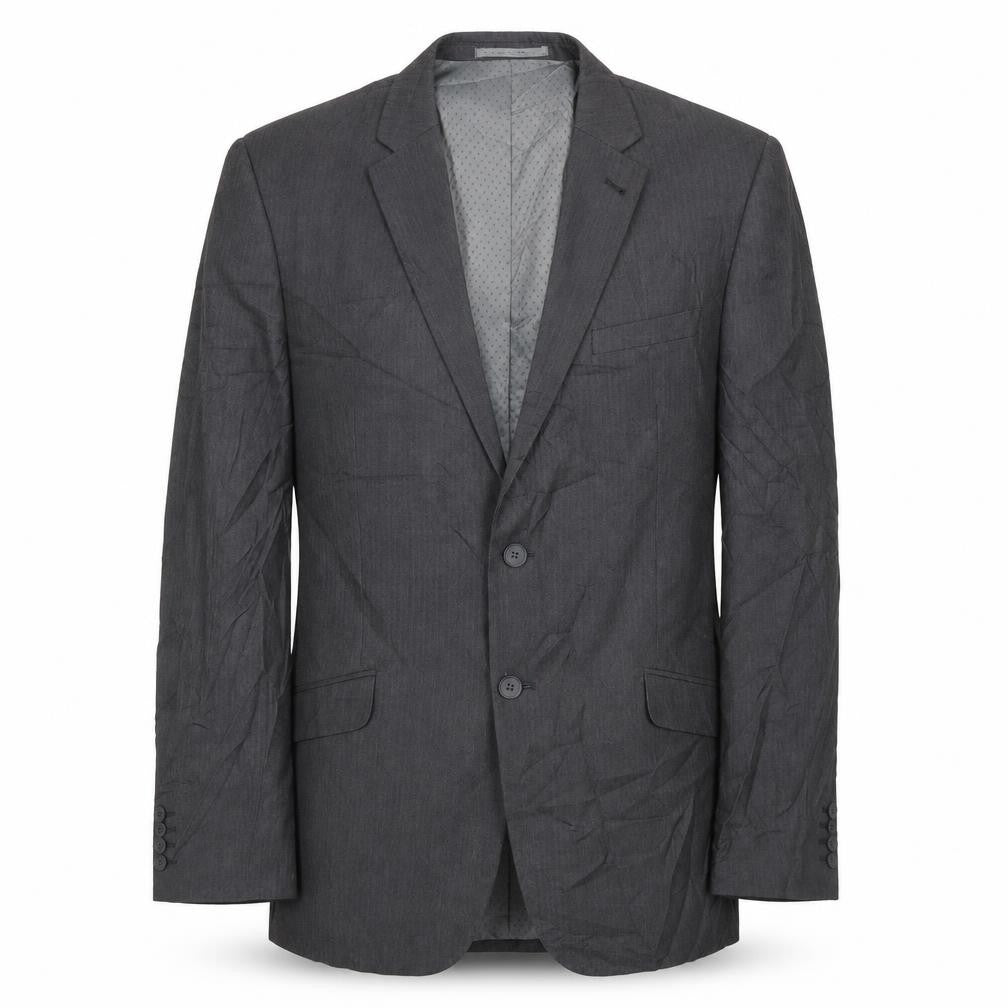 Front view of George men’s grey jacket blazer, size 42