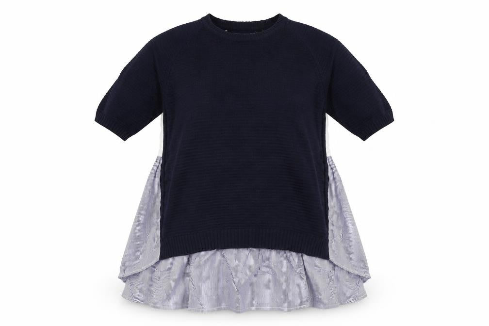 Front view of French Connection women’s blue jumper, size S