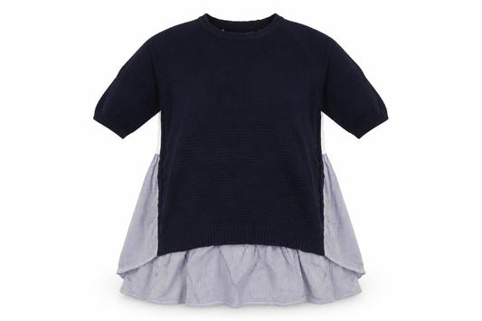 Front view of French Connection women’s blue jumper, size S
