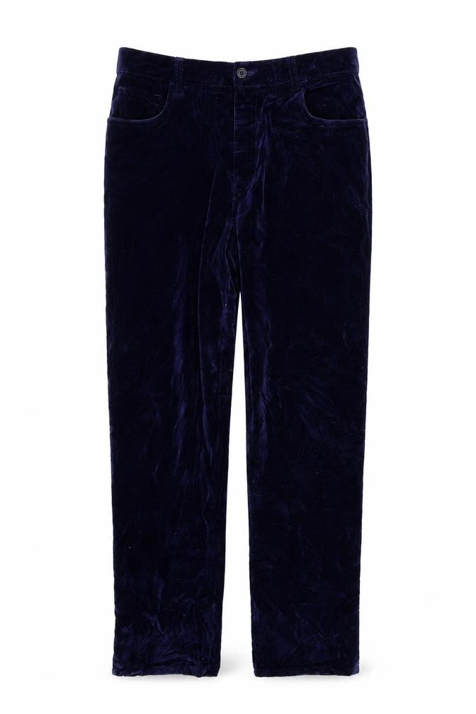 Front view of Kit women’s blue trousers, size UK 36, in, 29-inch leg
