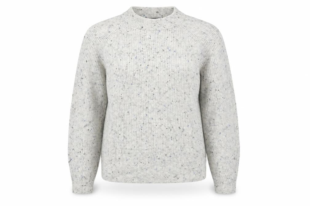 Front view of Marks & Spencer women’s grey jumper, size S