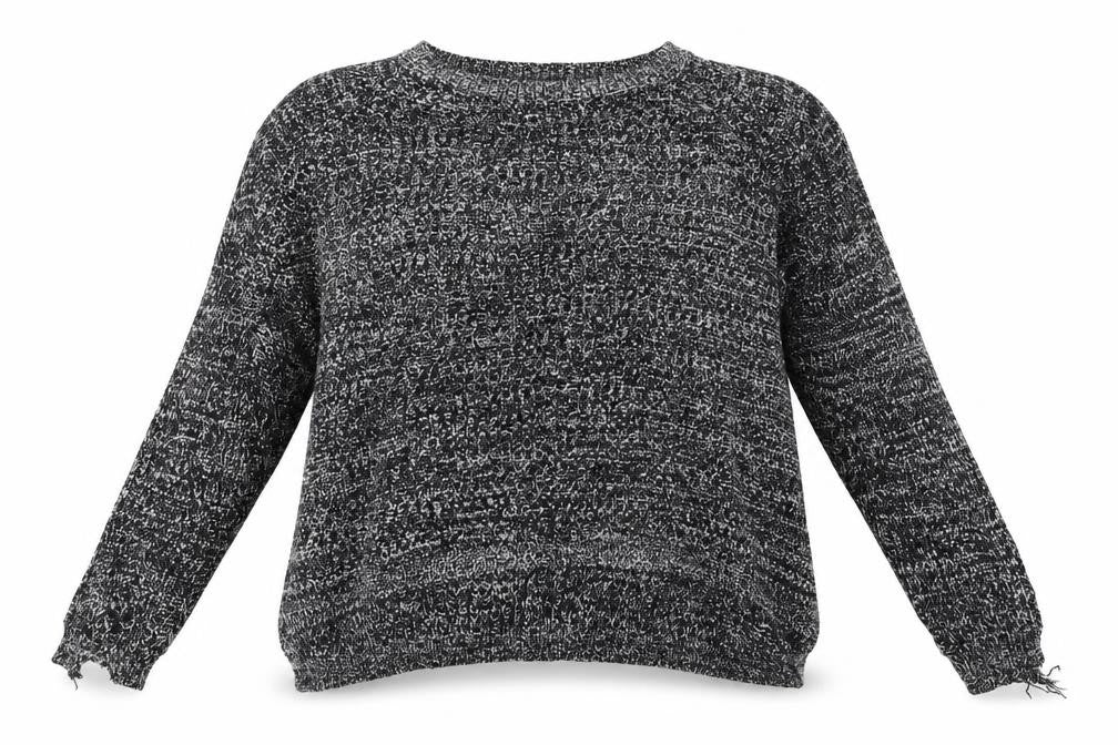 Front view of Papaya women’s grey jumper, size L