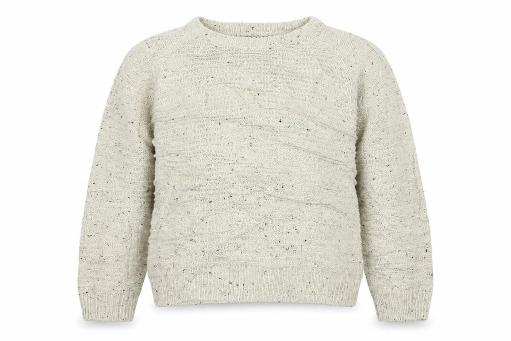 Front view of Primark girls’ beige jumper, size 8-9, years