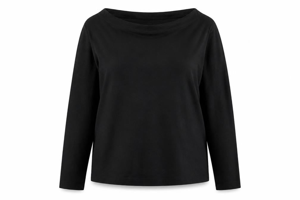 Front view of Marks & Spencer women’s black jumper, size M