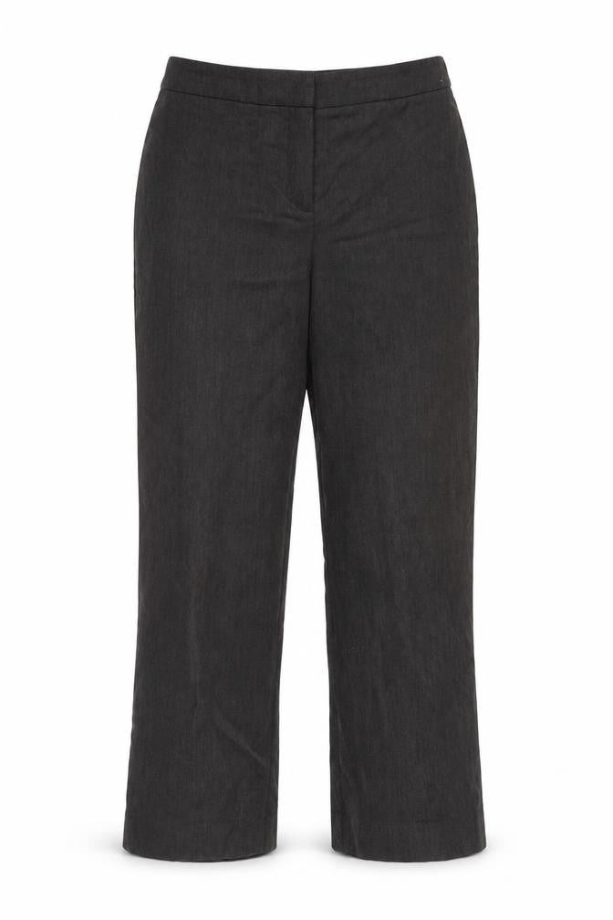 Front view of Mia Moda women’s grey trousers, size UK 14, 29-inch leg