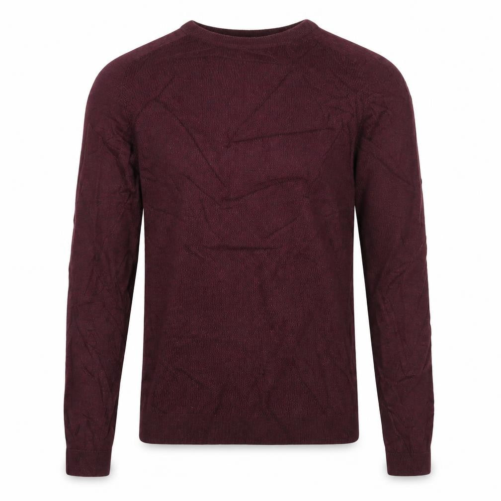 Front view of Next men’s purple jumper, size S
