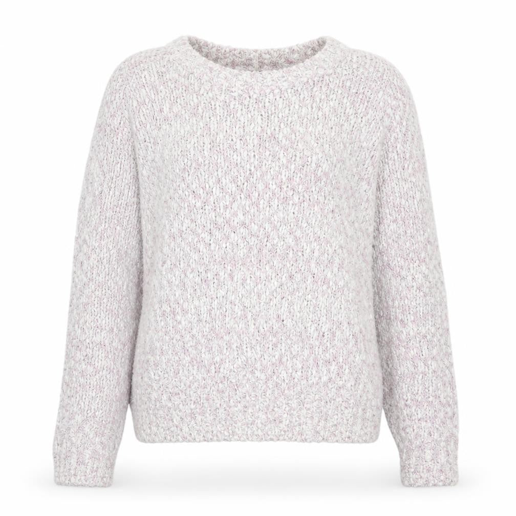 Front view of Isle women’s pink jumper, size S