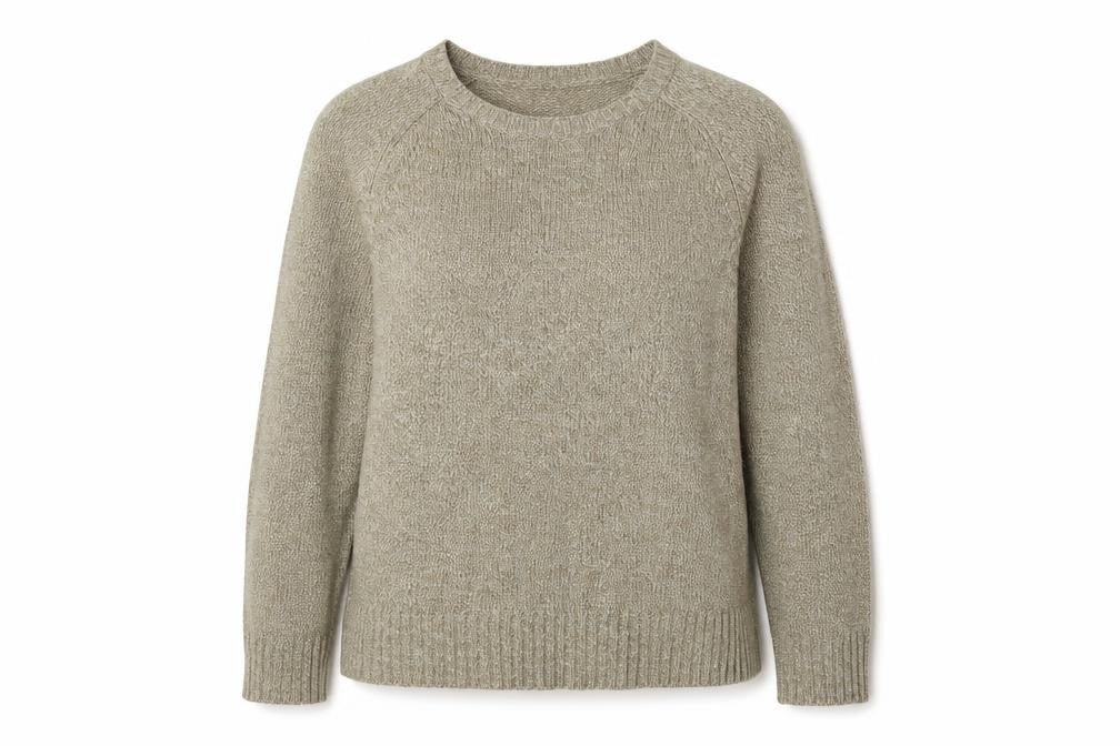 Front view of H&M women’s brown jumper, size M